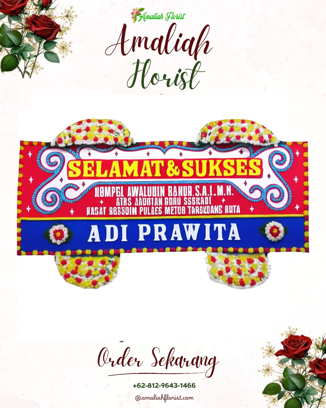 Papan Bunga Ucapan Selamat Sindang Jaya